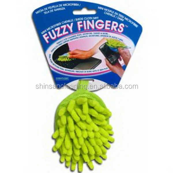 Mini Microfiber Fuzzy Finger Mitt