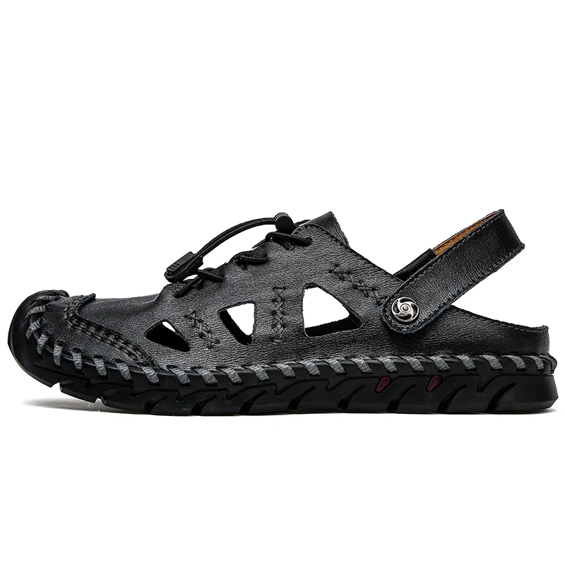 Two-way comfortable men rubber slide sandals