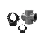 cast iron malleable pipe fittings cross equal connector