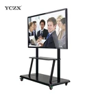 86inch cheap factory smart tv multi touch UHD touch screen monitor