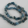 Natural gemstone beads dark Blue Kyanite rough tumbled nuggets kyanite