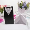 wholesale black and white customized craft gift cake candy wedding box