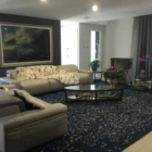 Abstract Design Hand Woven Wool Modern Area Rugs For Living Room Carpet