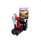 32"LCD deluxe outrun arcade racing simulator video games machine coin operated driving car game