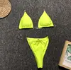 STOCK 5Colors With Pad Rubber Bikini Double Lined Fabric Seamless Swimwear