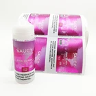 Private Liqued Oil Water Bottle Labels Roll with 3mg Custom Logo Beyond Sticker