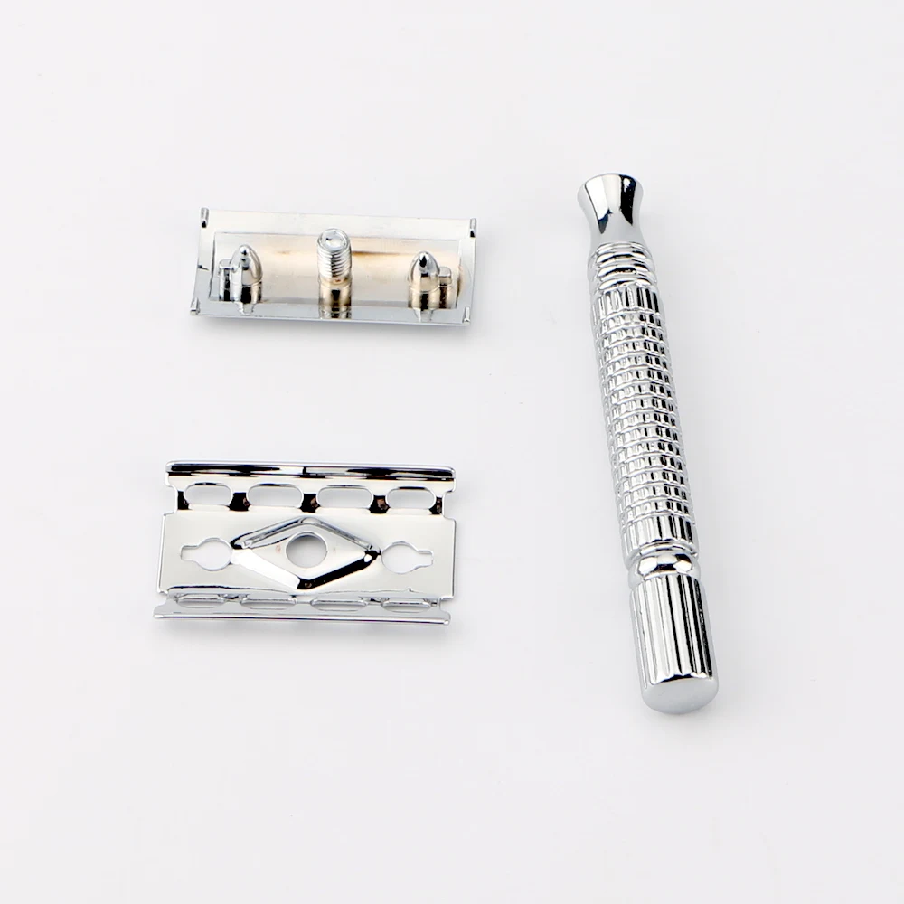 High quality Classic safety shaving razors double edge safety razor blade beauty salon use, Silver
High quality Classic safety shaving razors double edge safety razor blade beauty salon use, Silver