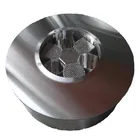 8 liters stainless steel manual round bioethanol fireplace