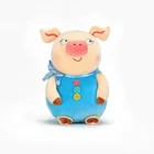 No MOQ Ship in 24h blue mini naughty plush graduation little pig soft toy