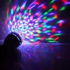Sound Activated Full Color Rotating Lamp LED Strobe Bulb Multi Crystal Stage Light for Disco Birthday Party Club Bar