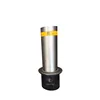 ZT Stainless Steel Metal Traffic Manual Retractable Telescopic Parking Security Bollard For Vehicle Access Control
