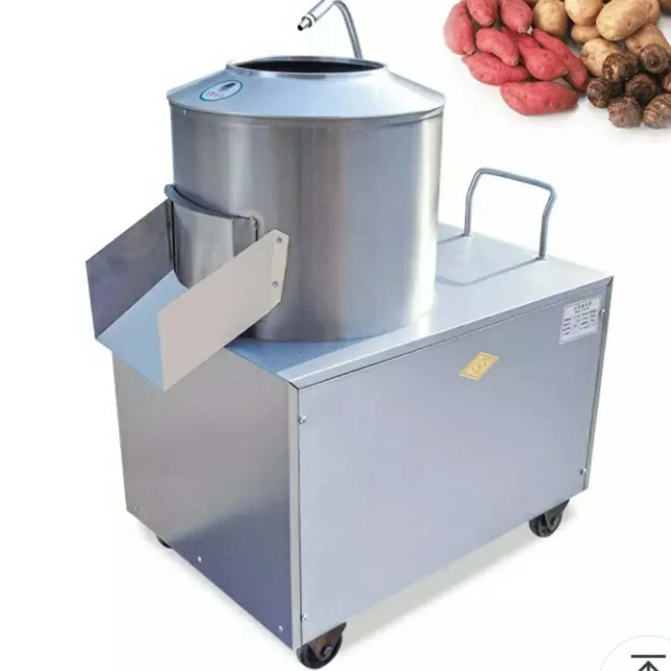 304 automatique en acier inoxydable éplucheuse électrique prix/industriel éplucheur de pommes de terre/commerciale machine à éplucher les pommes de terre