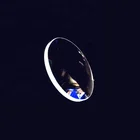 High precision lenses diameter 100mm small spherical symmetric clear glasses doublet convex lens