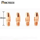 all kinds of welding contact tips for mig torch M8X30 M6X25 m6x45l and other spares