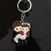 Hot sale Chinese traditional wedding figure keychain key chain custom beautiful keyring gift