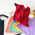 Customized foldable blank tote cotton bag