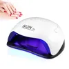 Professional and Efficient 54 watt gel nail dryer uv curing lamps LED nail lamp with time display SUNX5