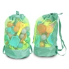 designer beach bag towel beach tote mesh toy bag