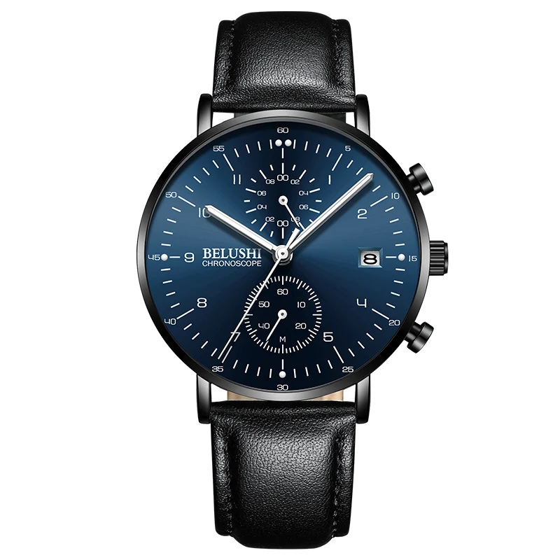 leather luxury chronograph waterproof quartz brand sport hand wristwatches oem custom logo wrist mens watch, Black;white
leather luxury chronograph waterproof quartz brand sport hand wristwatches oem custom logo wrist mens watch, Black;white