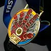 Custom wholesale Imitation enamel medal Marvel Iron Man medal