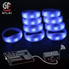 Wedding Souvenirs Guests Sporting Events Wireless DMX Radio Control LED Wristband, Remote Controlled LED Bracelet For Party