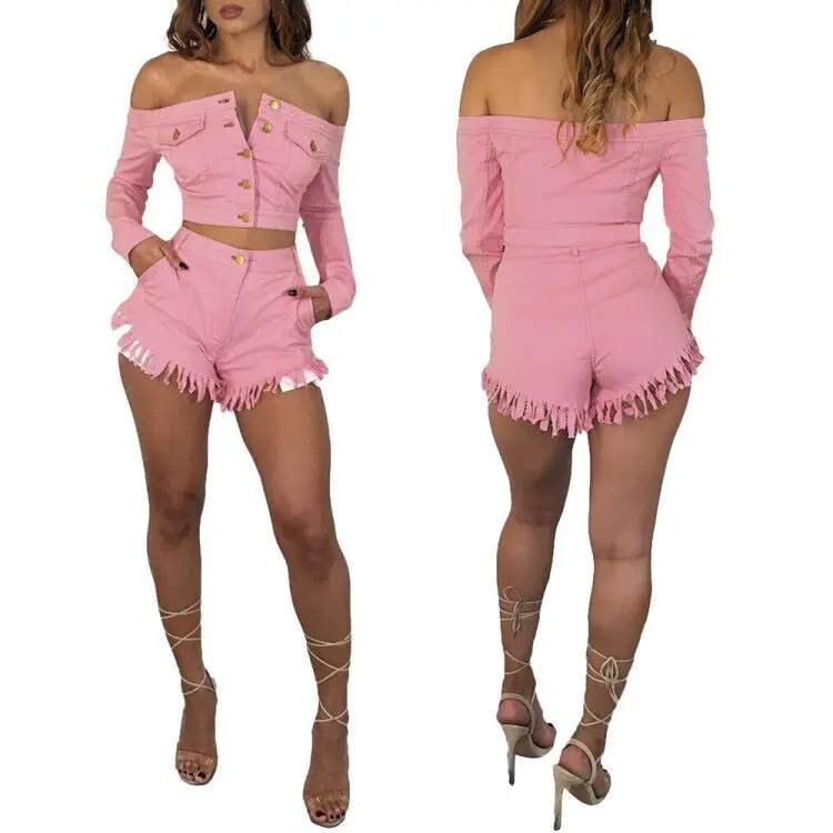 MN3448 Hot Mature Women Summer Two Piece Set Sexy open chest dress set