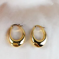 Women earrings fashion brass plated gold jewelry temperament personality hoop earrings
Women earrings fashion brass plated gold jewelry temperament personality hoop earrings