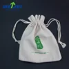 Custom linen bag cotton bag creative printing small bundle pocket round bottom drawstring canvas bag printed log