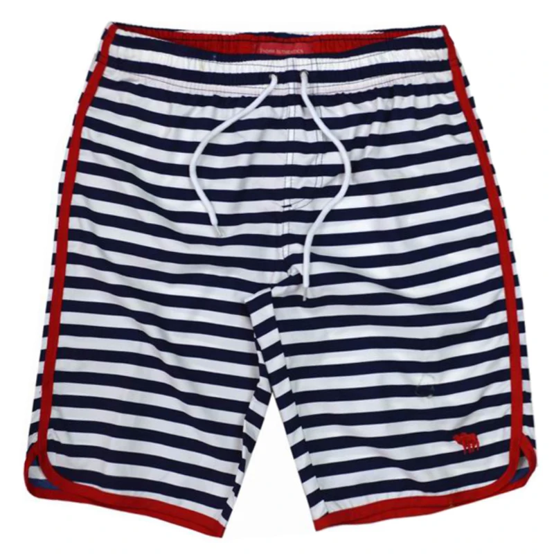 New Stylish Men Board Shorts Vertical White Striped Pattern Print Male Swimwear Suit, Red and white
New Stylish Men Board Shorts Vertical White Striped Pattern Print Male Swimwear Suit, Red and white