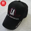wholesale custom logo embroidery heavy cotton twill back color vintage LA stylish motor racing cap