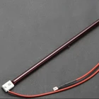 Ruby IR halogen heat lamp for plastic softening and heating
