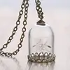 Hot selling handmade glass terrarium bottle necklace mixed order acceptable