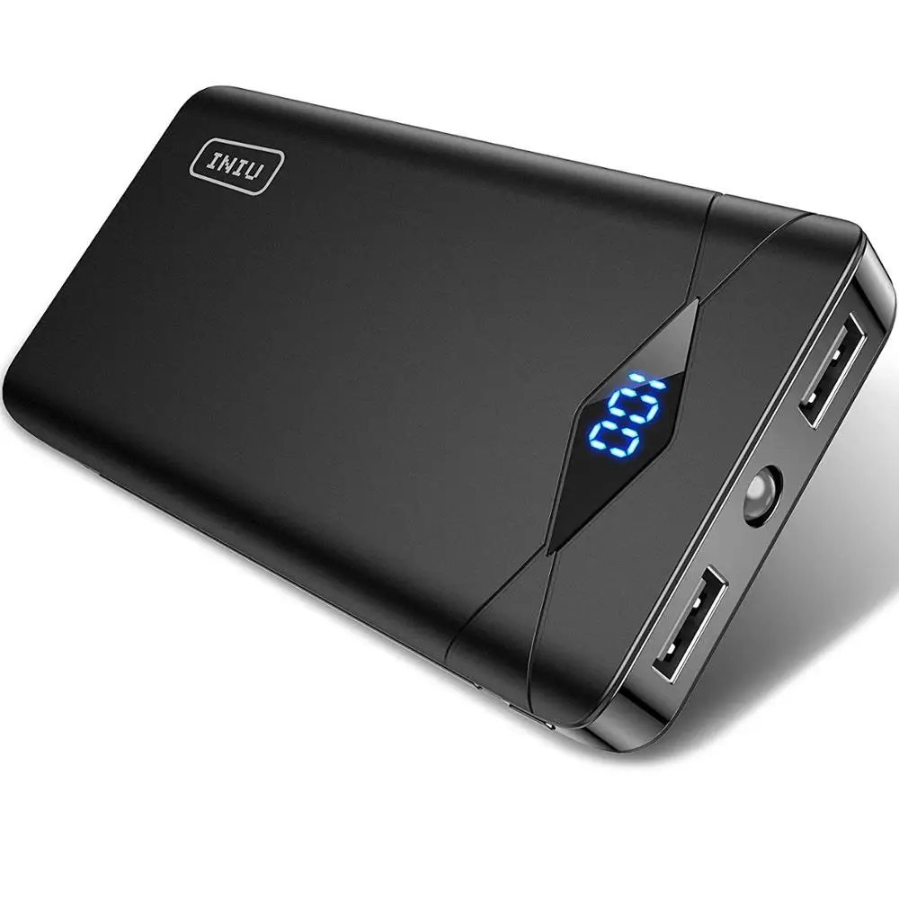 

Hot sale online Universal Battery Charger Backup,Portable Power Source,Mobile Charger Power Bank 10000mAh with flashlight, Black