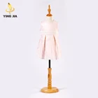 Cotton Girls Summer Sleeves Princess Girl Dresses Solid Kids Clothing Dress
