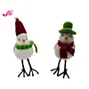 Christmas standing bird ornament plush animals
