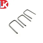 Spring steel U shape lock pegs metal wire forms clip