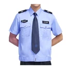 Wholesale short sleeve custom logo cheap design security guard uniforms
