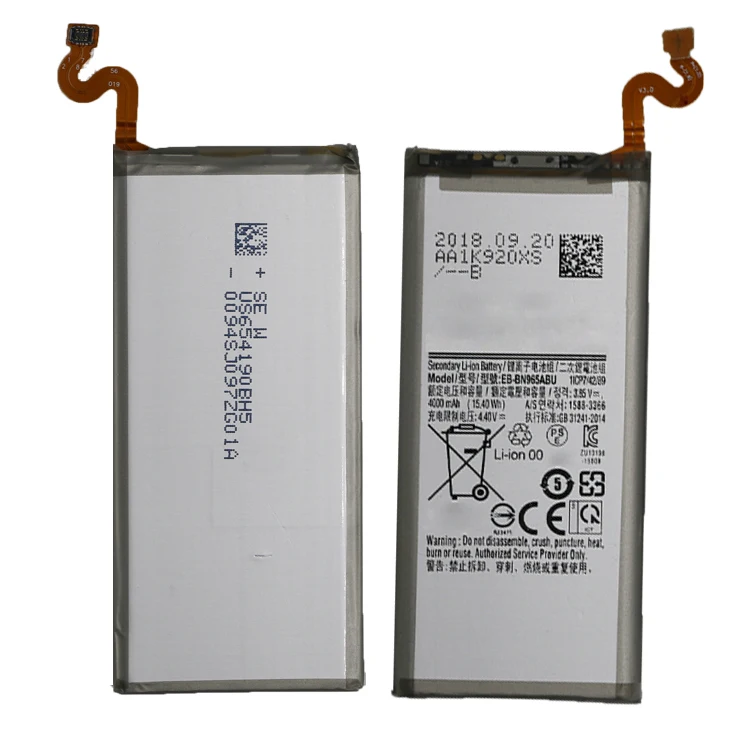 China Manufacturer 4000mAh Mobile Phone Battery for Note9 Batteries Rechargeable for Samsung Note 9
China Manufacturer 4000mAh Mobile Phone Battery for Note9 Batteries Rechargeable for Samsung Note 9