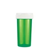 6 Dram Colorful Plastic Pharmacy Container Pots Weed Bottle Medicine Pill Vial with child proof top cap