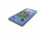 Custom Hot sale children learning foldable map color photo books printing services