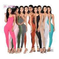 W6001 hot solid sleeveless bodycon 10 colors summer jumpsuits ladies clothes women 2020 fashion 
W6001 hot solid sleeveless bodycon 10 colors summer jumpsuits ladies clothes women 2020 fashion