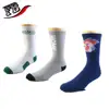 Custom sports sock mid calf socks unisex athletic socks