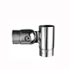 Interior Fence Balcony Stainless Steel Handrail fittings Adjustable and flexible Tube Elbow pipes connector