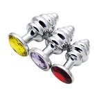 Factory directly sale metal thread butt plug sex product