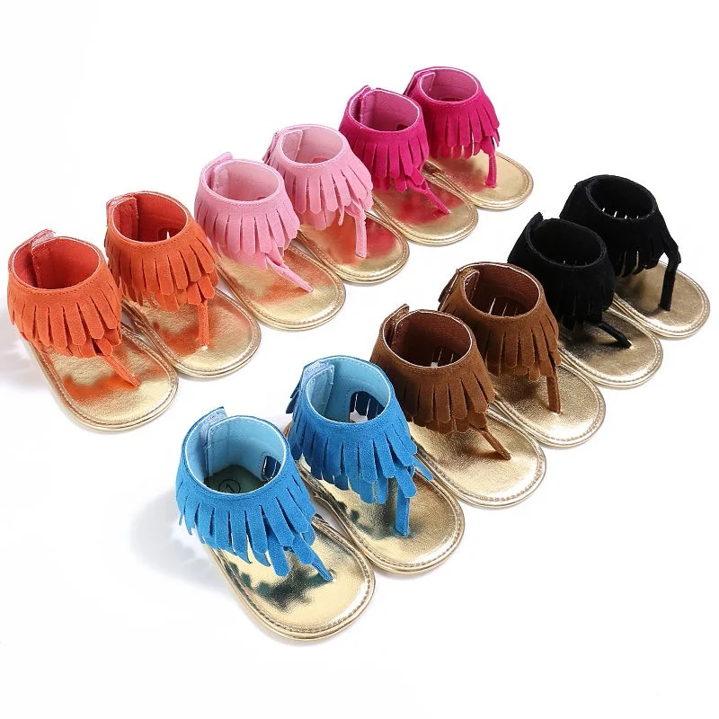 WONBO 6 colors Summer New T style PU Suede Leather Double Tassel baby moccasins Soft sole Anti-slip Baby infant Baby sandals
WONBO 6 colors Summer New T style PU Suede Leather Double Tassel baby moccasins Soft sole Anti-slip Baby infant Baby sandals