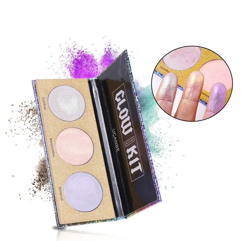Private Label Hot Selling High Grade Custom Highlighter Palette Makeup Face Highlighter, 3 colors
Private Label Hot Selling High Grade Custom Highlighter Palette Makeup Face Highlighter, 3 colors