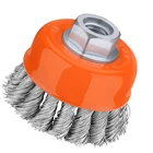 stainless steel wire round brush brass round wire brushes