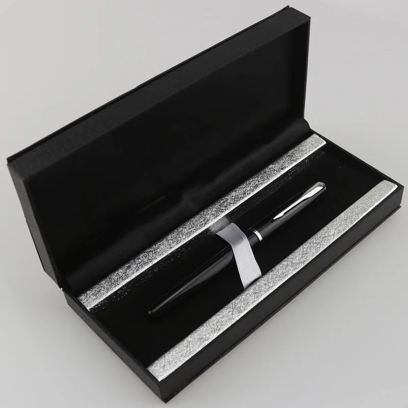 Personalized New Year Luxury Business Manager Boss Man Father Teacher Walefare Gifts Set Metal Fountain Pen With Box, Black barrel with golden or silver trim
Personalized New Year Luxury Business Manager Boss Man Father Teacher Walefare Gifts Set Metal Fountain Pen With Box, Black barrel with golden or silver trim
