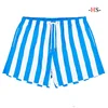 Summer custom hot selling leisure pants blue and white beach swimwear pants mens basketball shorts