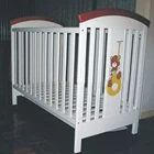 baby crib, L&F 2 in 1 wooden baby cot , fixed side